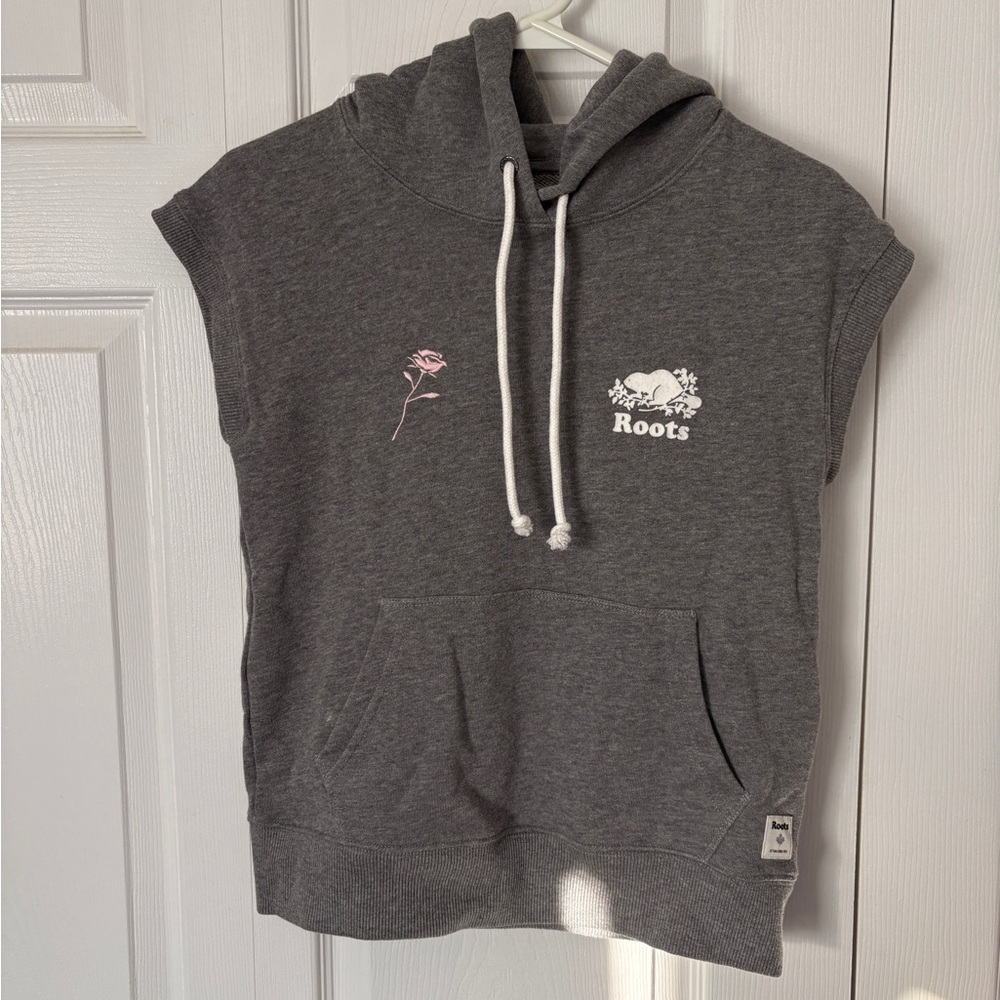 Roots X Shawn Mendes Gray Sleeveless Hoodie